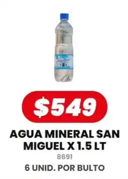 Autoservicio Capo Agua mineral san miguel oferta