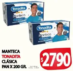 Supermercados Mariano Max Tonadita manteca clásica pan oferta