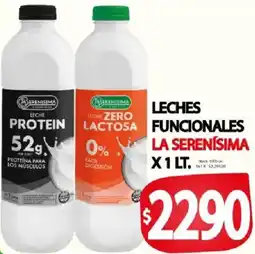 Supermercados Mariano Max La serenisima leches funcionales oferta