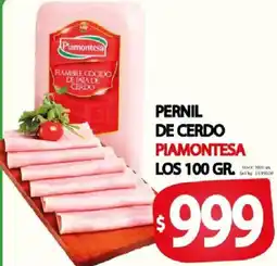 Supermercados Mariano Max Piamontesa pernil de cerdo oferta