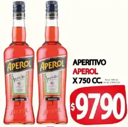 Supermercados Mariano Max Aperol aperitivo oferta