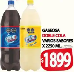 Supermercados Mariano Max Doble cola gaseosa varios sabores oferta