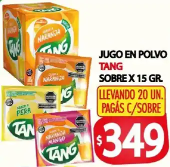Supermercados Mariano Max Tang jugo en polvo oferta