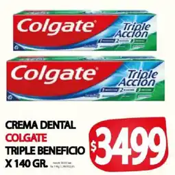 Supermercados Mariano Max Colgate crema dental triple beneficio oferta