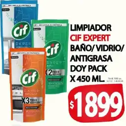 Supermercados Mariano Max Cif limpiador expert baño/vidrio/antigrasa oferta