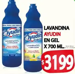 Supermercados Mariano Max Ayudin lavandina gel oferta