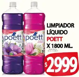 Supermercados Mariano Max Poett limpiador liquido oferta