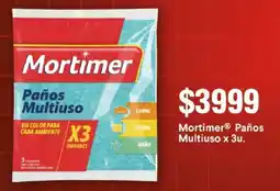 Supermercados Mariano Max Mortimer paños multiuso oferta
