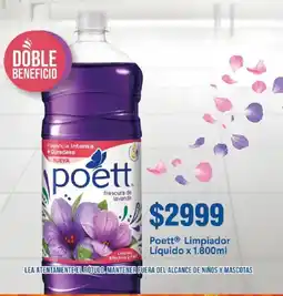 Supermercados Mariano Max Poett limpiador liquido oferta