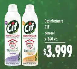 Supermercados Mariano Max Cif desinfectante aerosol oferta