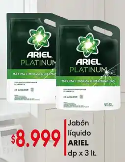 Supermercados Mariano Max Ariel jabón líquido oferta