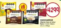 Supermercados Mariano Max Chocoarroz alfajores dulce de leche / blanco / limón / marroc oferta