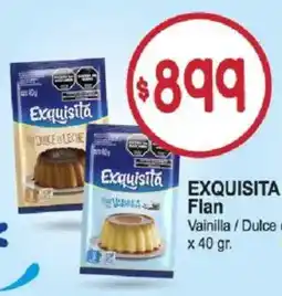 Supermercados Mariano Max Exquisita flan oferta