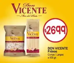 Supermercados Mariano Max Don vicente fideos oferta