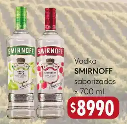 Supermercados Mariano Max Smirnoff vodka saborizados oferta