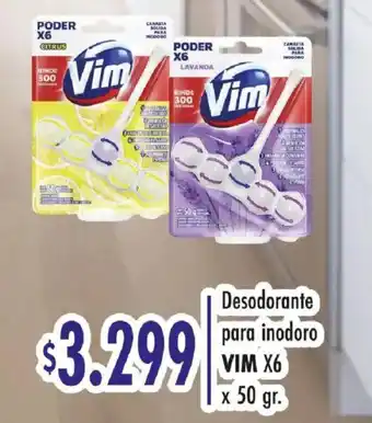 Supermercados Mariano Max Vim desodorante para inodoro oferta