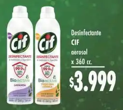 Supermercados Caracol Cif desinfectante aerosol oferta