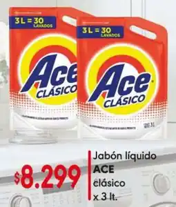 Supermercados Caracol Ace jabón líquido clásico oferta