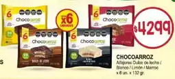 Supermercados Caracol Chocoarroz alfajores dulce de leche / blanco / limón / marroc oferta