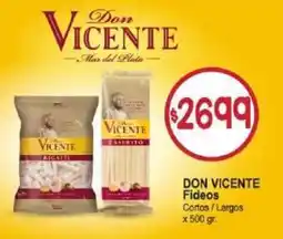 Supermercados Caracol Don vicente fideos oferta