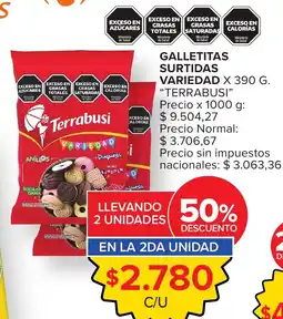 Carrefour Terrabusi galletitas surtidas variedad oferta