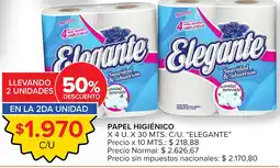 Carrefour Elegante papel higiénico oferta