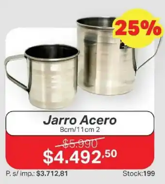 Jarro acero