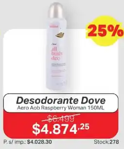 Ferniplast Dove all body deo raspberry woman oferta
