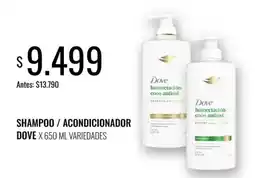 Super MAMI Dove shampoo acondicionador oferta