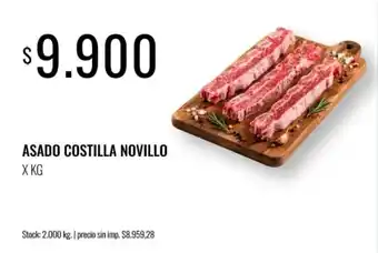 Super MAMI Asado costilla novillo oferta