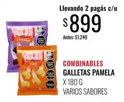 Super MAMI Galletas pamela varios sabores oferta