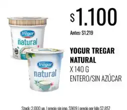 Super MAMI Tregar yogur natural oferta