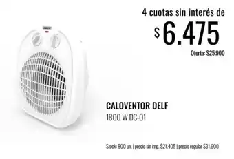 Super MAMI Delf caloventor oferta