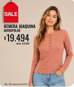 Super MAMI Joaquina remera micropolar oferta