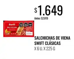 Supermercados Tadicor Swift salchichas de viena clásicas oferta