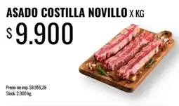 Supermercados Tadicor Asado costilla novillo oferta
