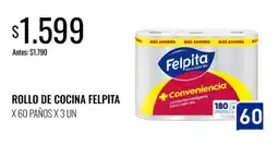 Supermercados Tadicor Felpita rollo de cocina oferta