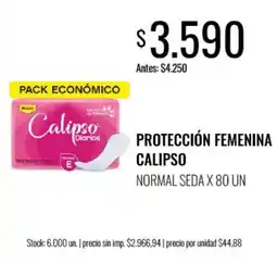 Supermercados Tadicor Calipso protección femenina oferta