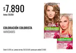 Supermercados Tadicor Garnier coloración colorista variedades oferta