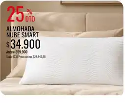 Supermercados Tadicor Almohada nube smart oferta