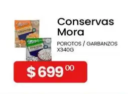 Piantoni Supermayorista Mora conservas porotos / garbanzos oferta