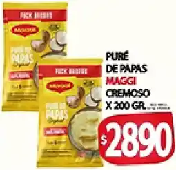 Supermercados Becerra Maggi puré de papas cremoso oferta