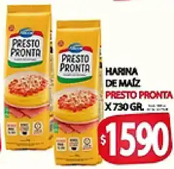 Supermercados Becerra Presto pronta harina de maíz oferta