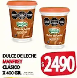 Supermercados Becerra Manfrey dulce de leche clásico oferta