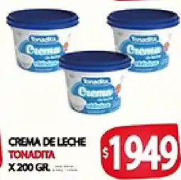 Supermercados Becerra Tomadita crema de leche oferta
