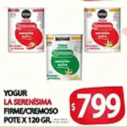 Supermercados Becerra La serenisima yogur firme/cremoso pote oferta