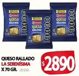 Supermercados Becerra La serenísima queso rallado oferta