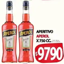 Supermercados Becerra Aperol aperitivo oferta