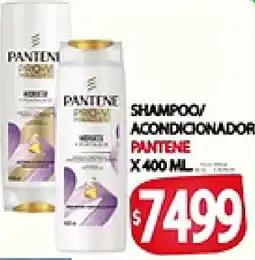 Supermercados Becerra Pantene shampoo/ acondicionador oferta