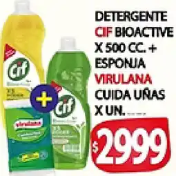 Supermercados Becerra Cif detergente bioactive oferta